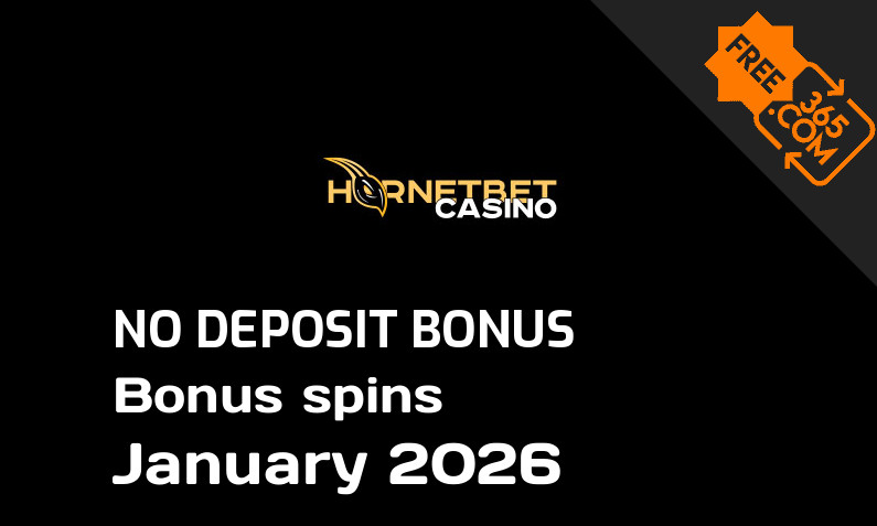 Latest no deposit bonus spins from HornetBet January 2026, 30 no deposit bonus spins