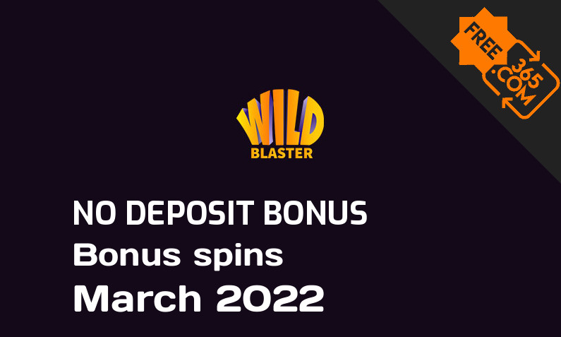 Latest Wildblaster Casino bonus spins no deposit, 20 no deposit bonus spins