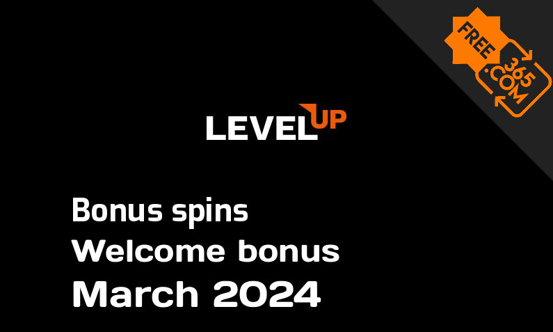 LevelUp extra bonus spins March 2024, 200 spins