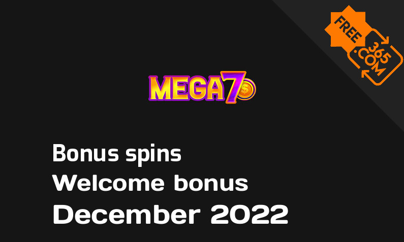Mega7s extra bonus spins December 2022, 77 extra bonus spins