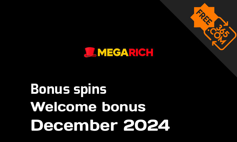 MegaRich bonusspins December 2024, 500 bonus spins