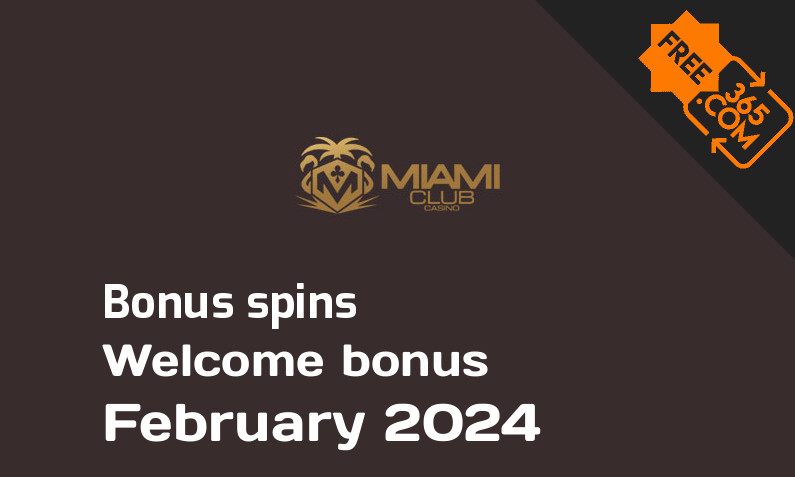 Miami Club Casino bonusspins February 2024, 50 bonus spins