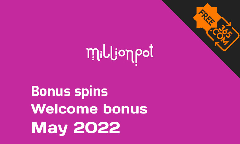 MillionPot bonus spins, 100 spins