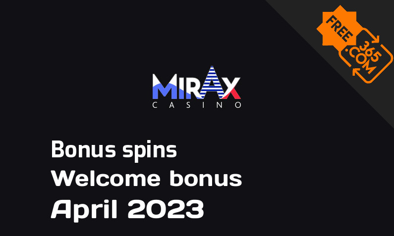 Mirax extra bonus spins April 2023, 150 bonusspins