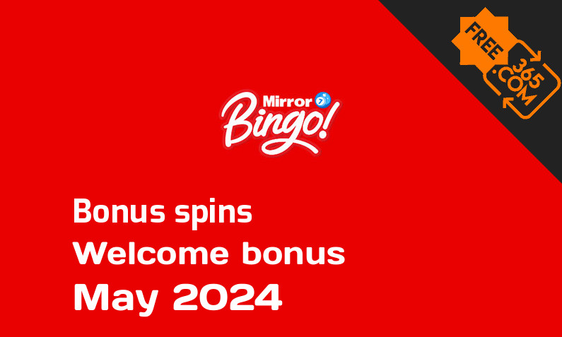 Mirror Bingo bonusspins, 500 extra bonus spins