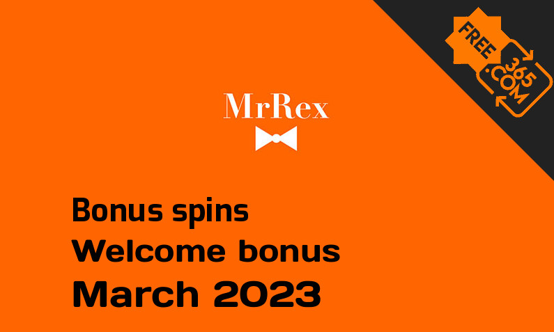 MrRex bonus spins, 100 extra bonus spins
