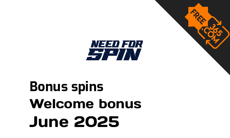 NeedForSpin extra spins June 2025, 250 spins