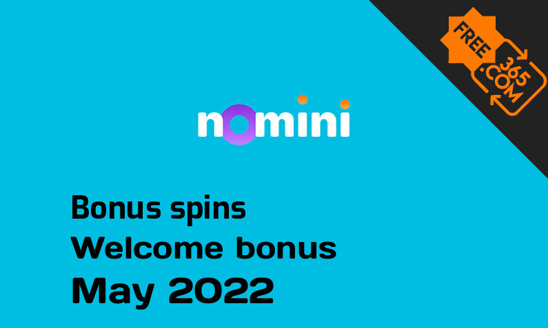 Nomini bonusspins May 2022, 100 spins