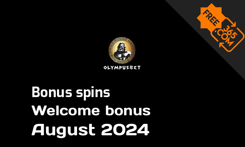 Olympusbet extra bonus spins August 2024, 100 bonusspins