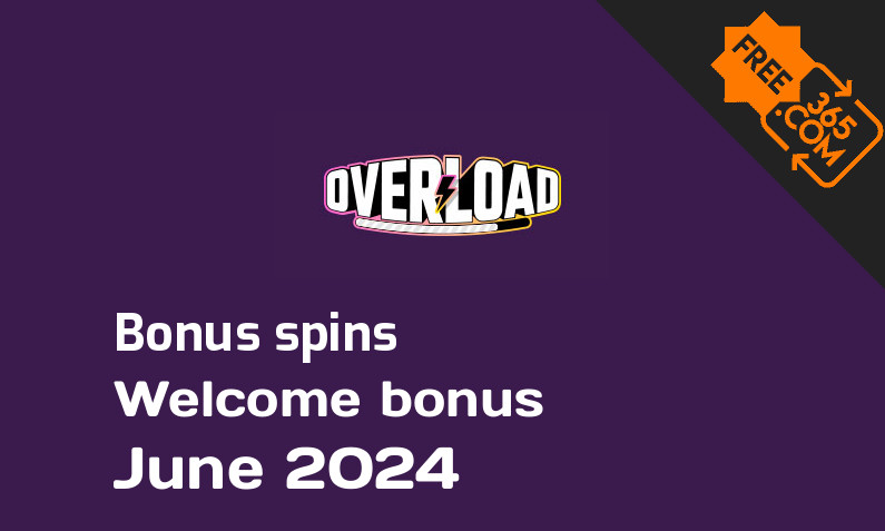 Overload bonusspins June 2024, 1500 bonusspins