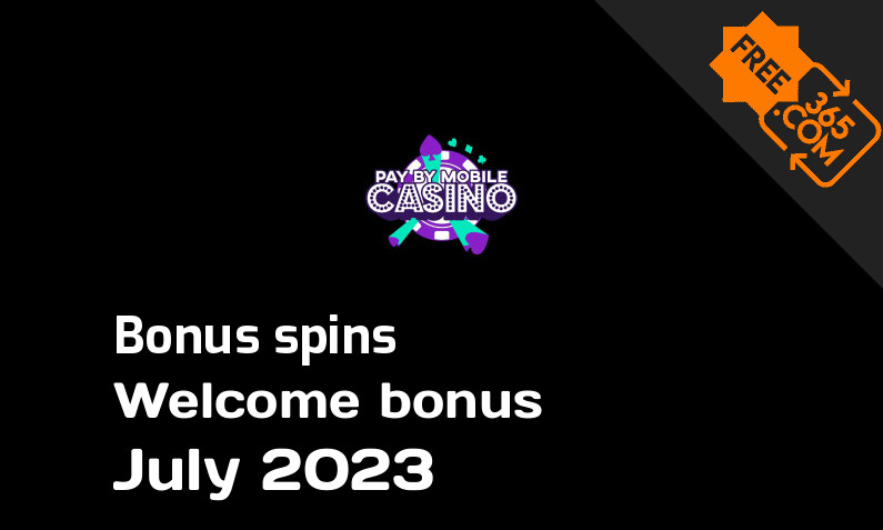 Pay by Mobile Casino bonusspins, 500 bonusspins