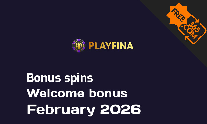 Playfina bonusspins, 100 spins