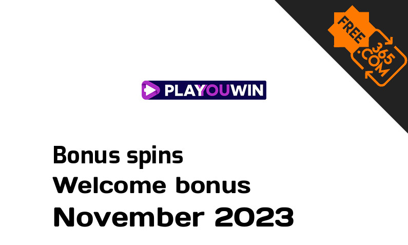 Playouwin bonus spins November 2023, 120 extra spins