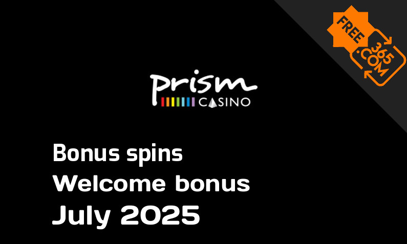 Prism Casino bonusspins July 2025, 300 spins
