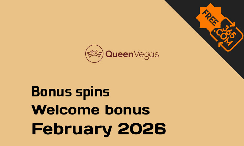 Queen Vegas Casino extra spins February 2026, 100 bonus spins