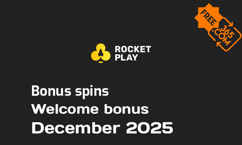 RocketPlay bonus spins, 100 bonus spins