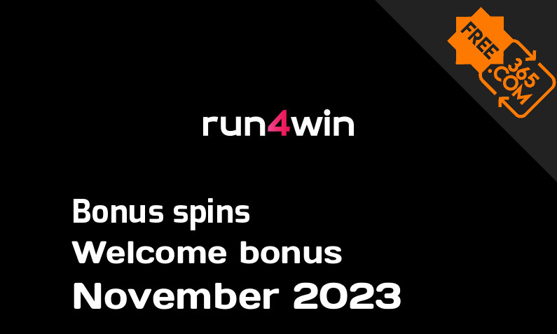 Run4Win bonus spins November 2023, 300 extra spins