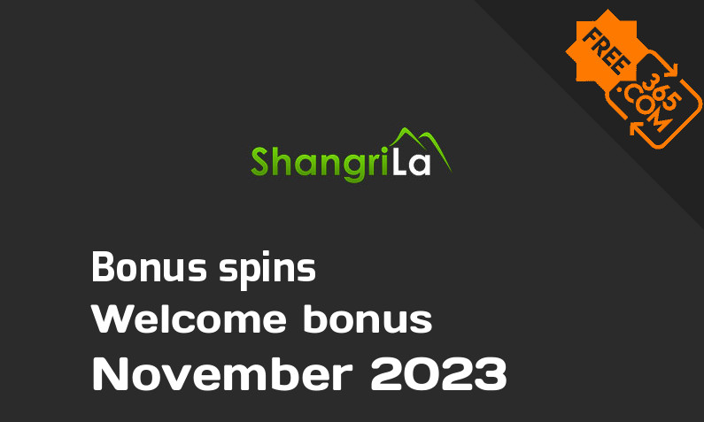 Shangri La extra bonus spins November 2023, 100 extra spins