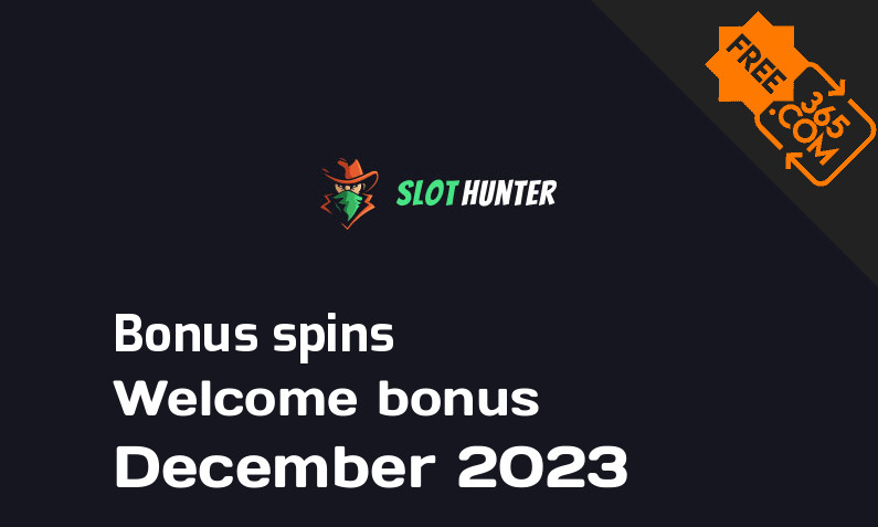 Slot Hunter extra spins December 2023, 200 bonusspins
