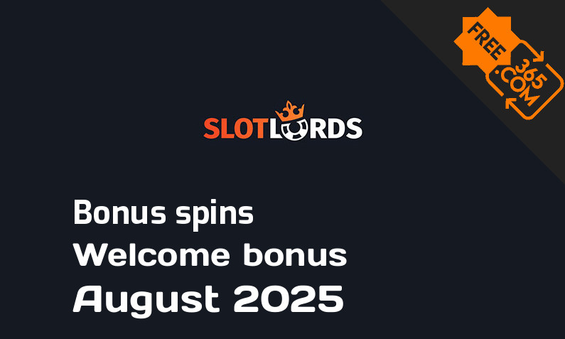 SlotLords extra bonus spins, 250 extra spins
