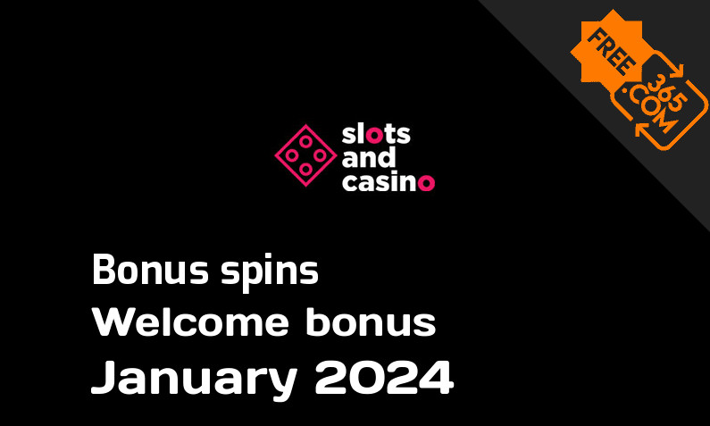 SlotsandCasino bonus spins, 100 bonusspins