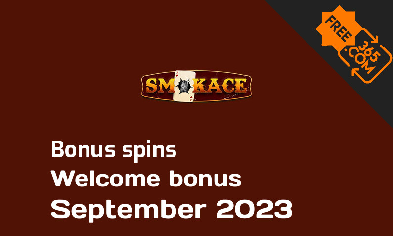 SmokeAce bonus spins September 2023, 100 extra bonus spins