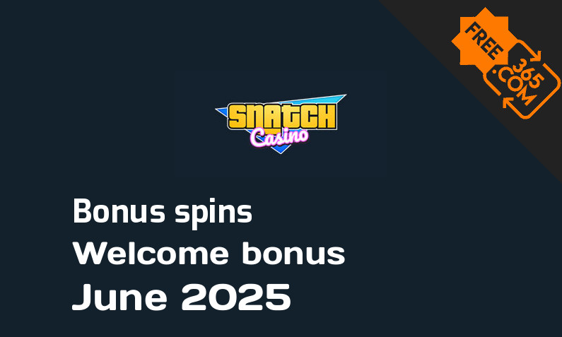 SnatchCasino bonus spins, 325 extra bonus spins