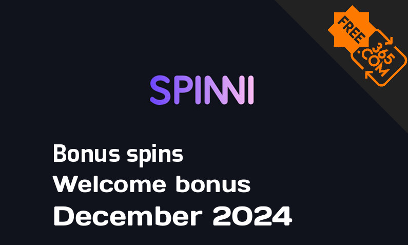 Spinni extra bonus spins December 2024, 100 bonusspins