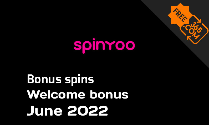 SpinYoo extra bonus spins June 2022, 100 spins