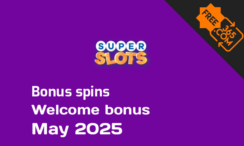Superslots bonus spins, 300 extra bonus spins