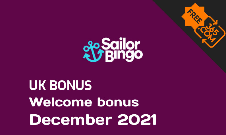UK bonus spins from Sailor Bingo Casino, 50 bonus spins