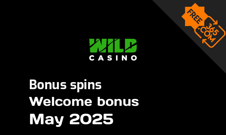 WildCasino bonus spins, 250 bonus spins