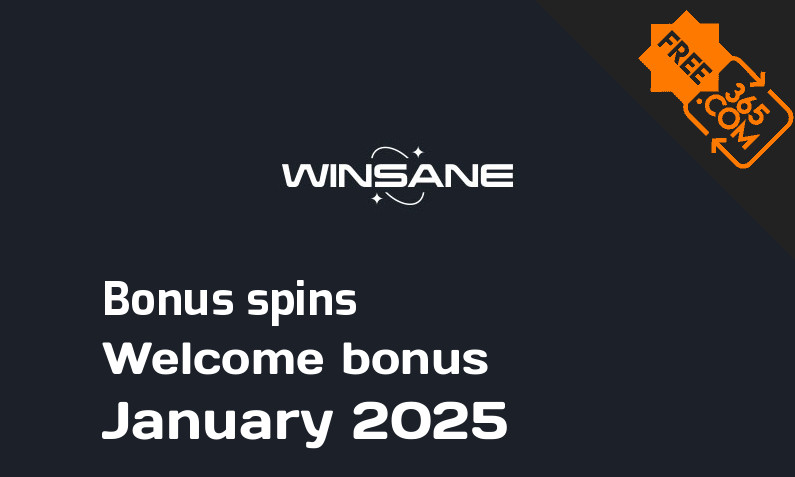 Winsane extra spins, 100 bonusspins