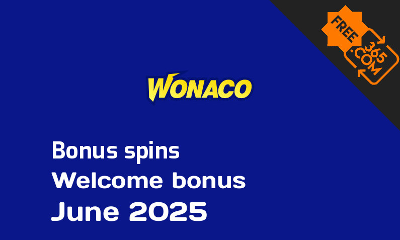 Wonaco bonusspins June 2025, 200 extra bonus spins
