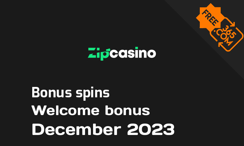 ZipCasino bonus spins December 2023, 50 spins